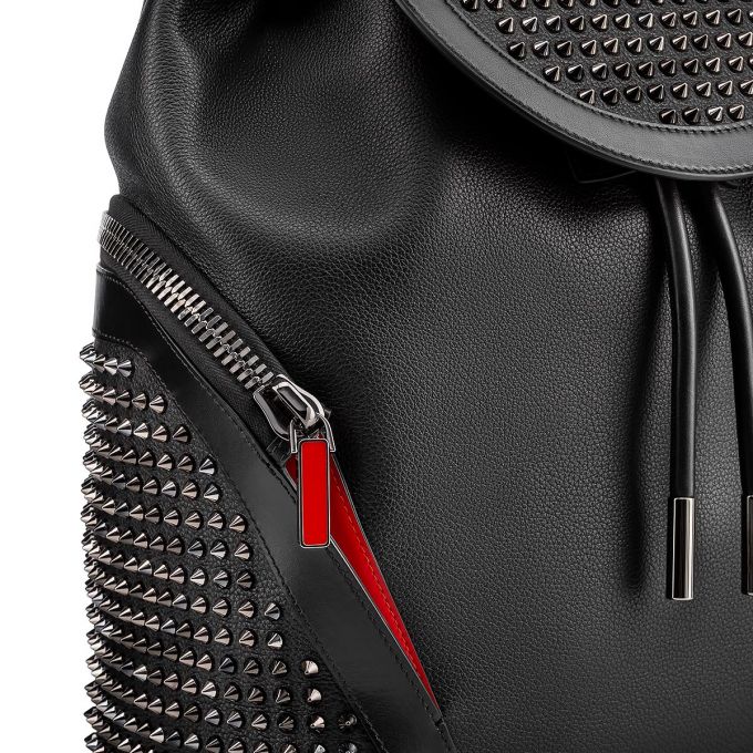 Christian Louboutin Explorafunk Calfskin Backpack Rygsække Herre Sort Flerfarvede | DK-29253