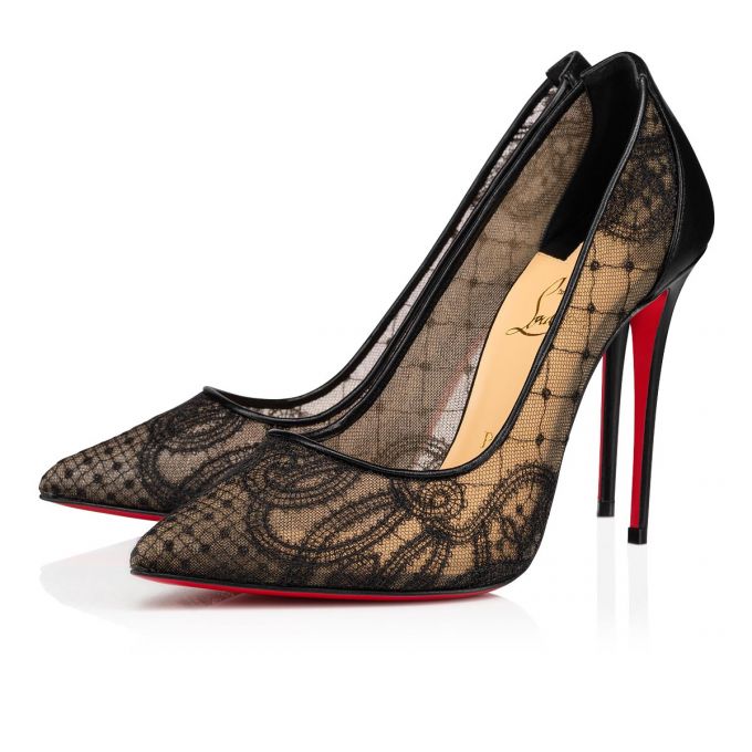 Christian Louboutin Follies Blonder 100 Version Blonder Pumps Pumps Dame Sort | DK-56093