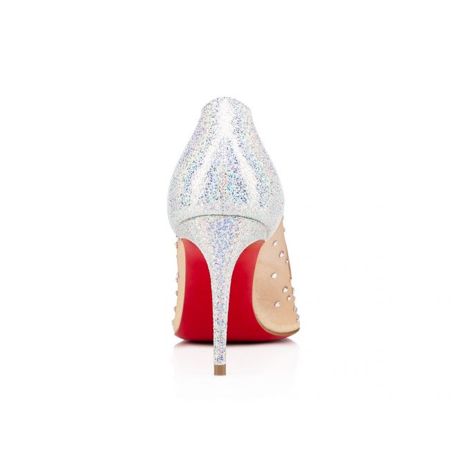 Christian Louboutin Follies Strass 85 Version Ab Classic Fabric Pumps Pumps Dame Hvide | DK-66472