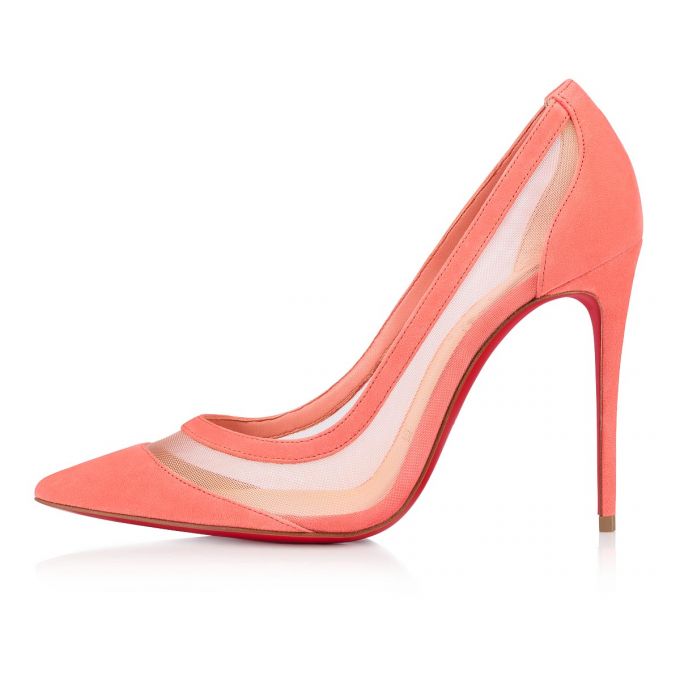 Christian Louboutin Galativi 100 Fabric Pumps Pumps Dame Lyserød | DK-27975