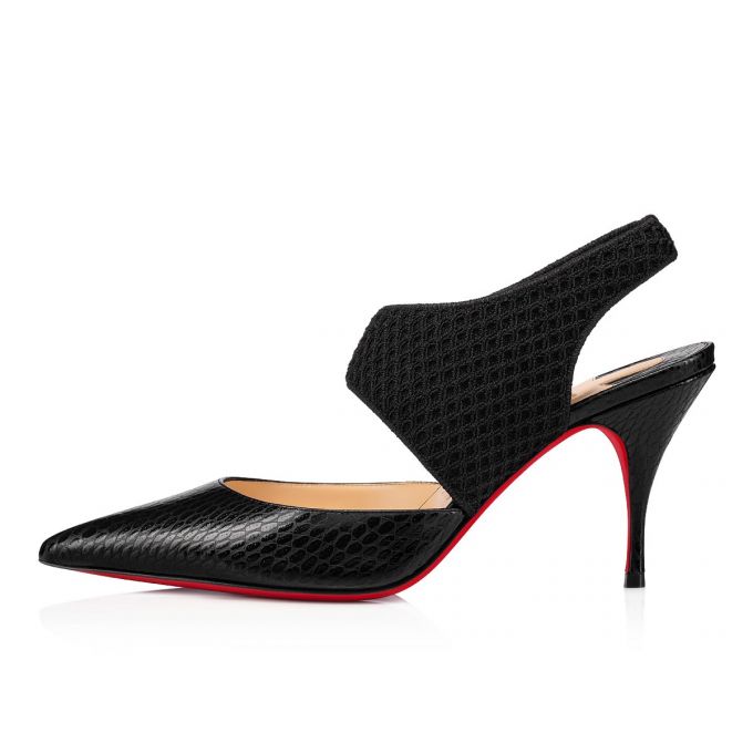 Christian Louboutin Georgette Pump 80 Calf Pumps Pumps Dame Sort | DK-98420