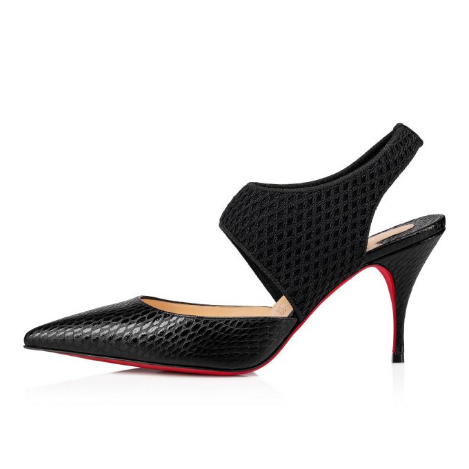 Christian Louboutin Georgette Pump 80 Calf Pumps Pumps Dame Sort | DK-98420