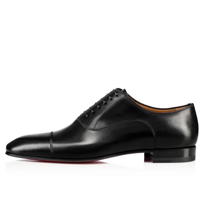 Christian Louboutin Greggo 000 Calf Oxford Oxford Sko Herre Sort | DK-33451