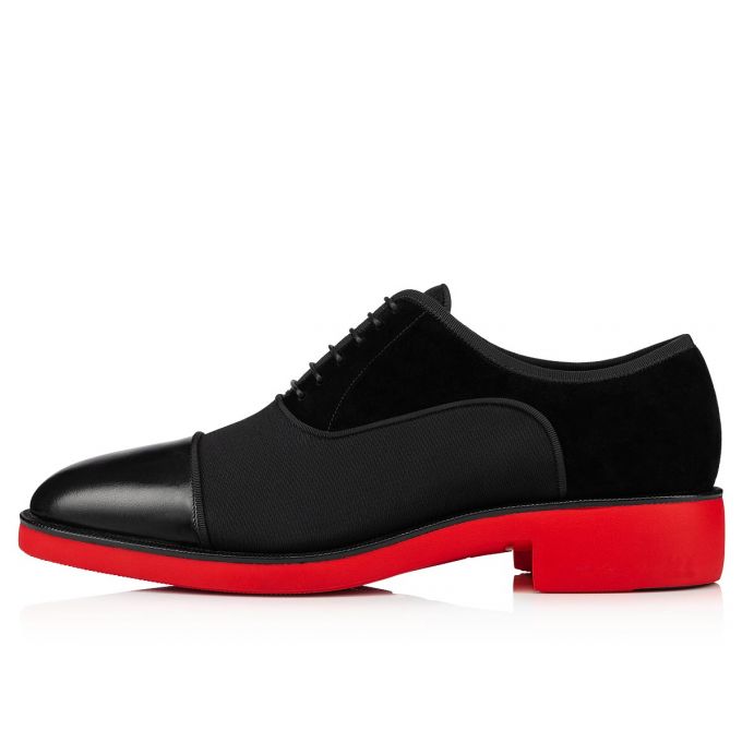 Christian Louboutin Greggo Rxl Calf Oxford Oxford Sko Herre Sort | DK-16732