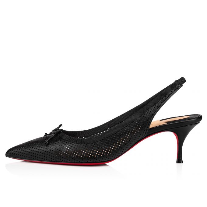 Christian Louboutin Hall Sling Pump 55 Nappa Pumps Pumps Dame Sort | DK-28504