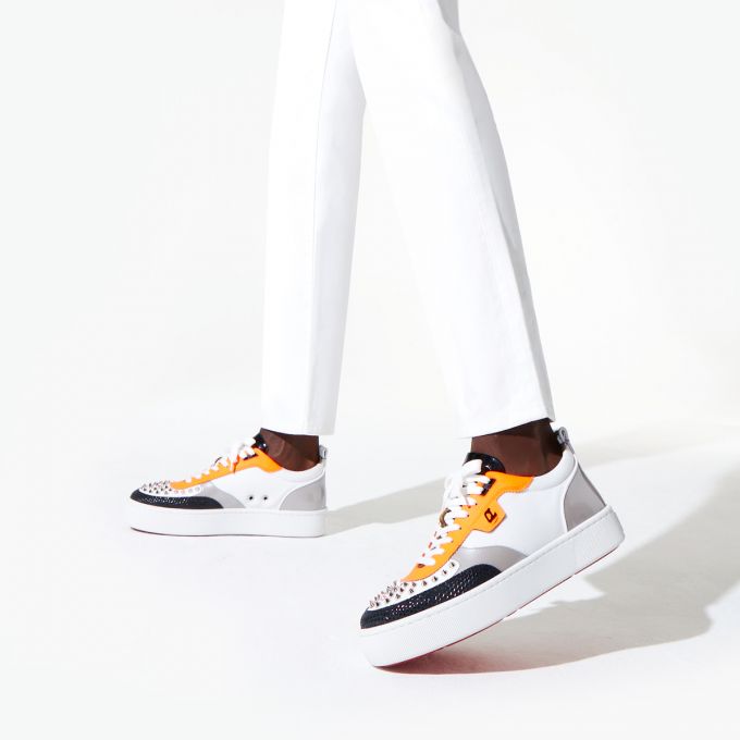 Christian Louboutin Happyrui Spikes Creative Læder Sneakers Sneakers Herre Flerfarvede | DK-60807