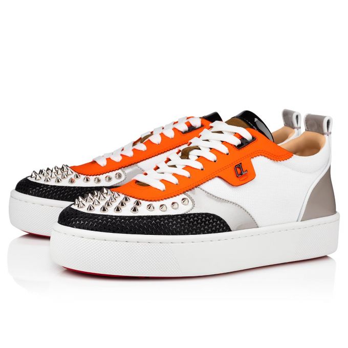 Christian Louboutin Happyrui Spikes Creative Læder Sneakers Sneakers Herre Flerfarvede | DK-60807