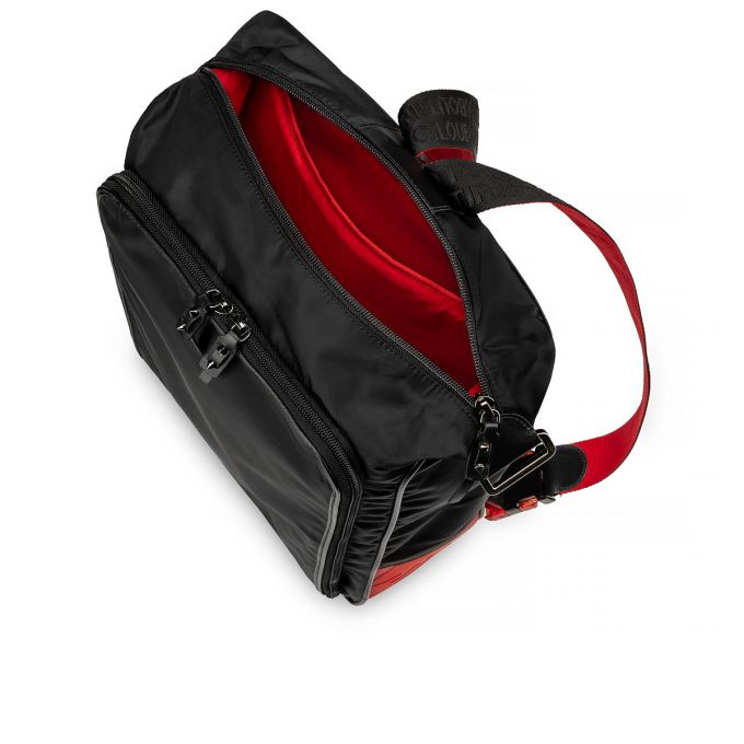 Christian Louboutin Hop'N Zip Classic Fabric Backpack Rygsække Herre Sort | DK-99803