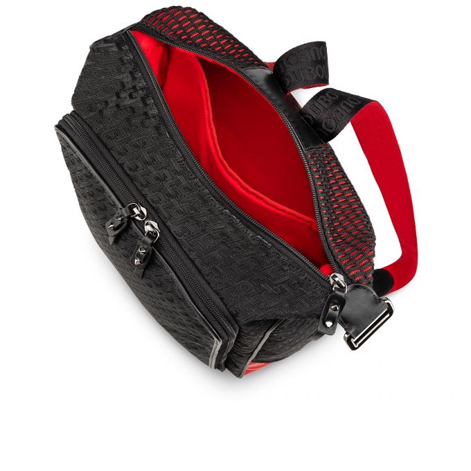 Christian Louboutin Hop'N Zip Creative Fabric Backpack Rygsække Herre Sort | DK-15960