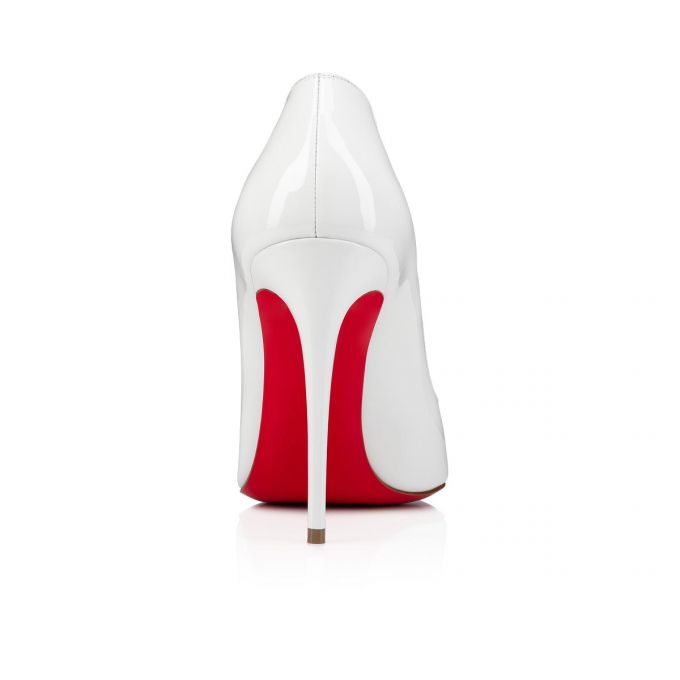 Christian Louboutin Hot Chick 100 100 Lak Pumps Pumps Dame Hvide | DK-82331