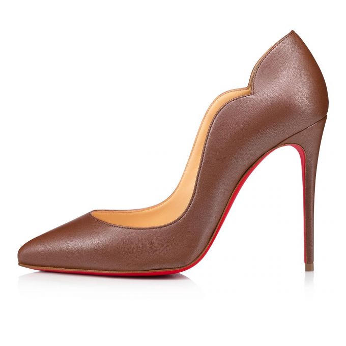 Christian Louboutin Hot Chick 100 Nappa Pumps Pumps Dame Brune | DK-72297