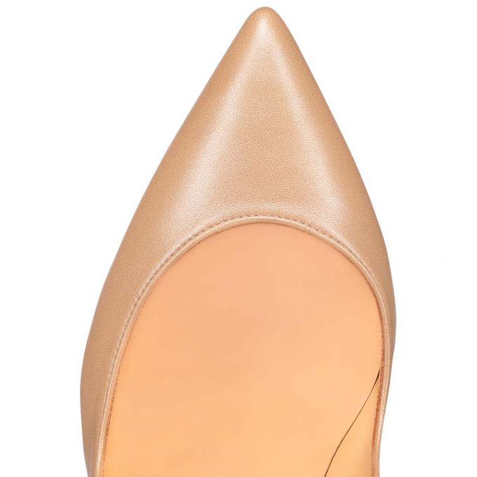 Christian Louboutin Hot Chick 100 Nappa Pumps Pumps Dame Beige | DK-99817