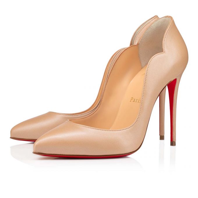 Christian Louboutin Hot Chick 100 Nappa Pumps Pumps Dame Beige | DK-99817