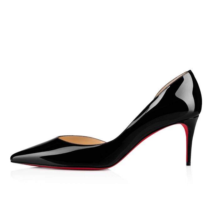 Christian Louboutin Iriza 070 70 Lak Pumps Pumps Dame Sort | DK-22163