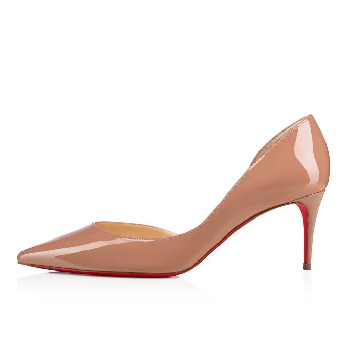 Christian Louboutin Iriza 070 70 Lak Pumps Pumps Dame Beige | DK-81318