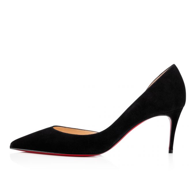 Christian Louboutin Iriza 070 70 Veau Velours Pumps Pumps Dame Sort | DK-62678