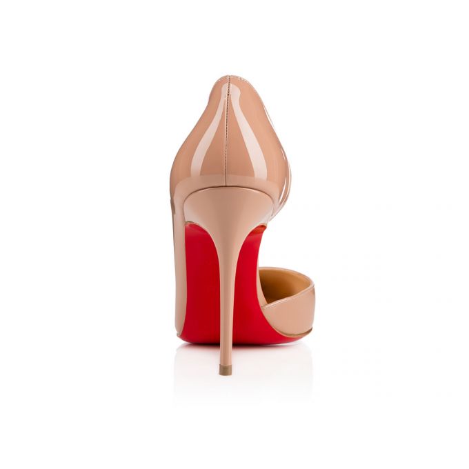 Christian Louboutin Iriza 100 100 Lak Pumps Pumps Dame Beige | DK-24647