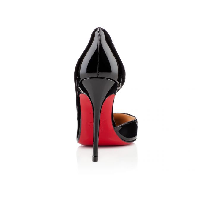 Christian Louboutin Iriza 100 100 Lak Pumps Pumps Dame Sort | DK-48304