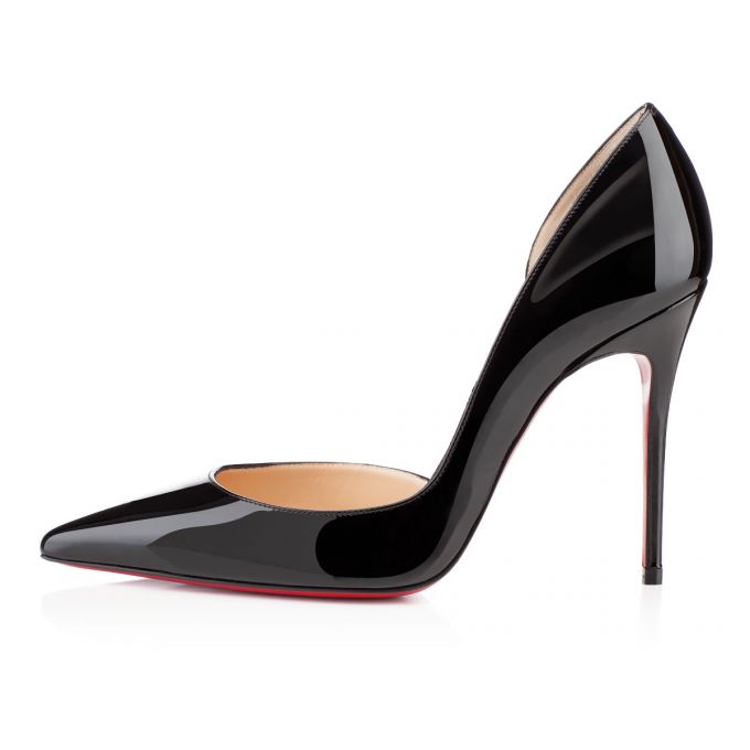 Christian Louboutin Iriza 100 100 Lak Pumps Pumps Dame Sort | DK-48304