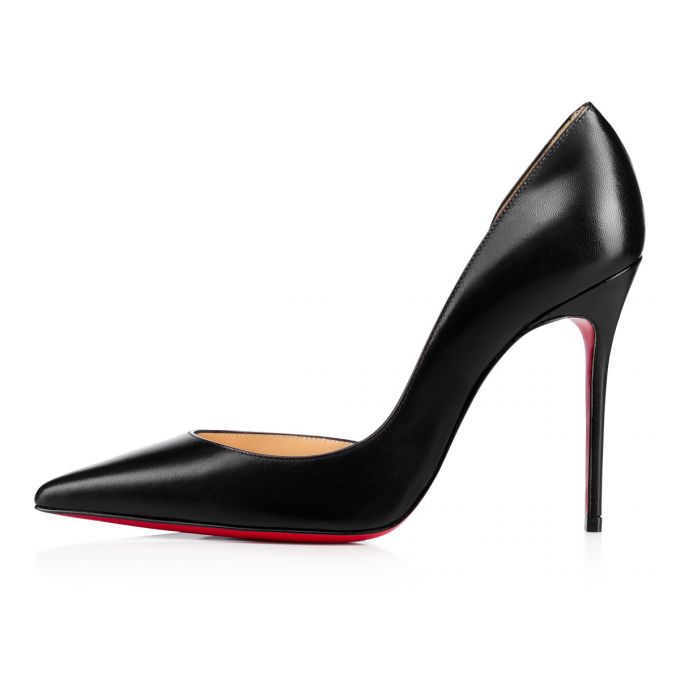 Christian Louboutin Iriza 100 100 Lambskin Pumps Pumps Dame Sort | DK-27509