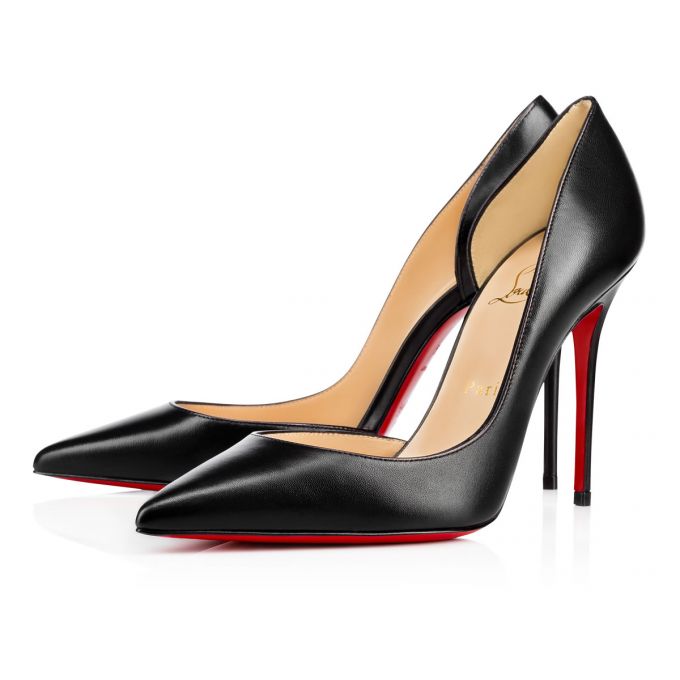 Christian Louboutin Iriza 100 100 Lambskin Pumps Pumps Dame Sort | DK-27509