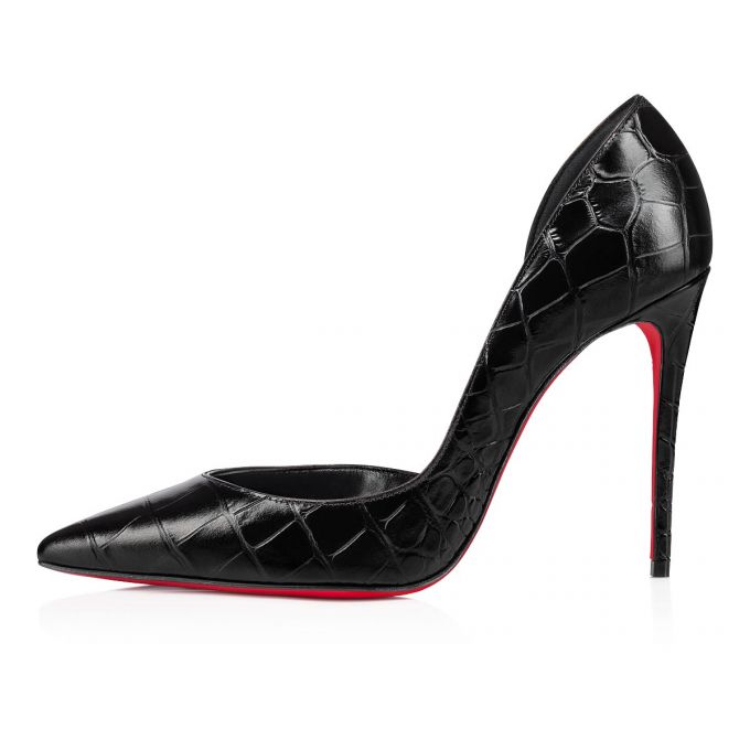 Christian Louboutin Iriza 100 Calf Pumps Pumps Dame Sort | DK-01640