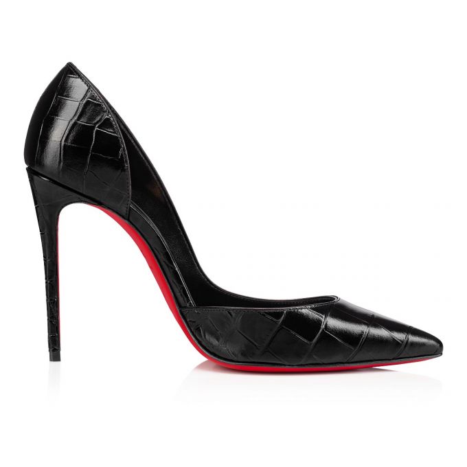 Christian Louboutin Iriza 100 Calf Pumps Pumps Dame Sort | DK-01640