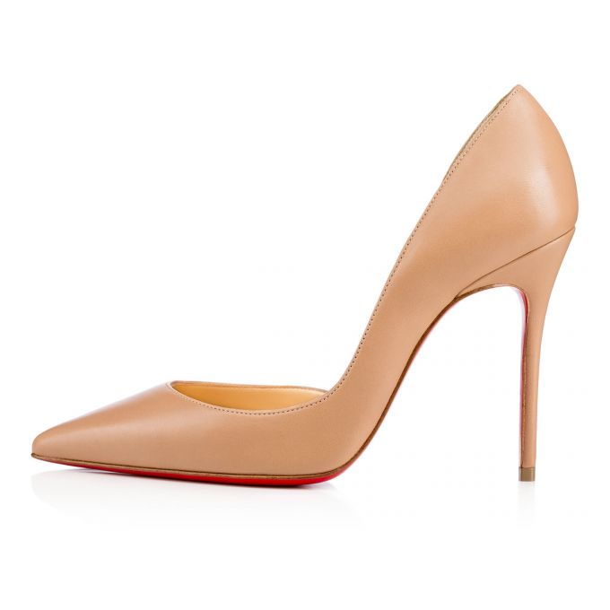 Christian Louboutin Iriza 100 Nappa Pumps Pumps Dame Beige | DK-15345