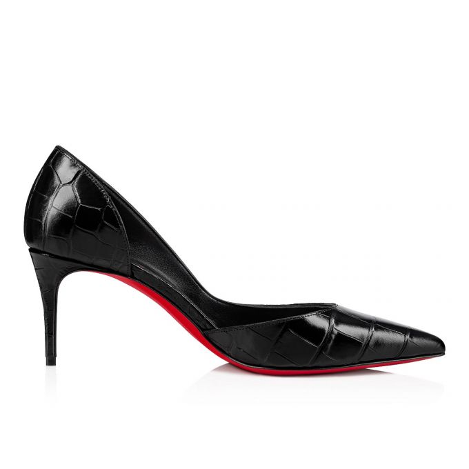 Christian Louboutin Iriza 70 Calf Pumps Pumps Dame Sort | DK-46128