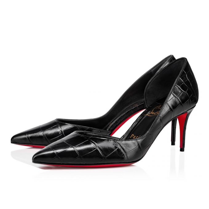 Christian Louboutin Iriza 70 Calf Pumps Pumps Dame Sort | DK-46128