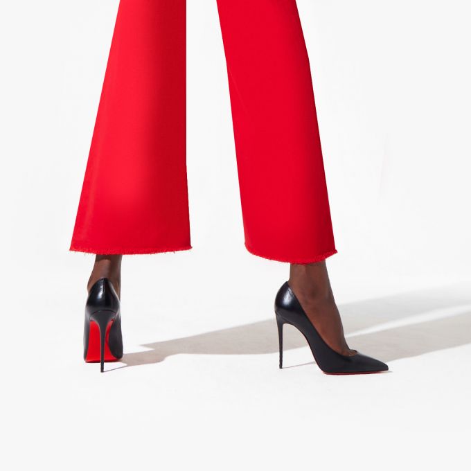 Christian Louboutin Kate 100 Pumps Pumps Dame Sort Rød | DK-00010