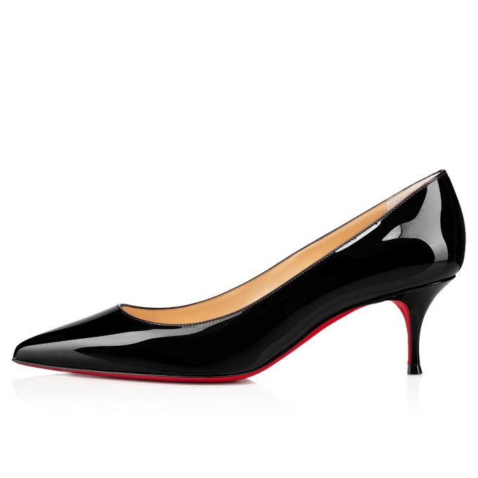 Christian Louboutin Kate 55 Lak 55 Lak Pumps Pumps Dame Sort | DK-54599