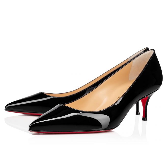 Christian Louboutin Kate 55 Lak 55 Lak Pumps Pumps Dame Sort | DK-54599