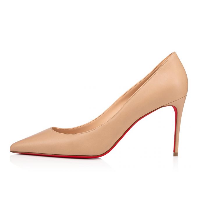 Christian Louboutin Kate 85 1/Lin 1 Nappa Pumps Pumps Dame Beige | DK-91194