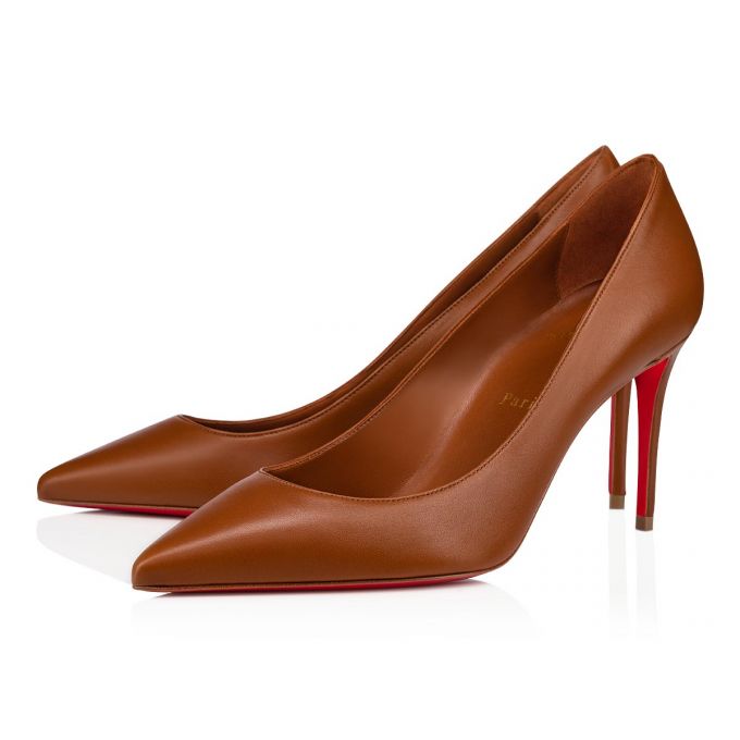 Christian Louboutin Kate 85 5/Lin 5 Nappa Pumps Pumps Dame Brune | DK-28611