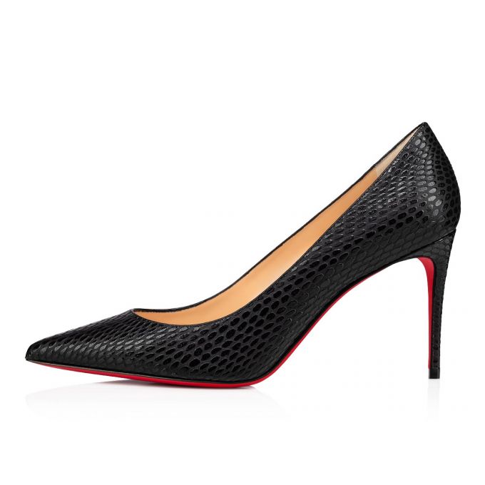 Christian Louboutin Kate 85 Calf Pumps Pumps Dame Sort | DK-82254