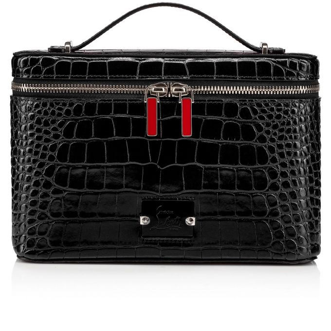 Christian Louboutin Kypipouch Creative Læder Messenger Bags Messenger Taske Herre Sort | DK-27228