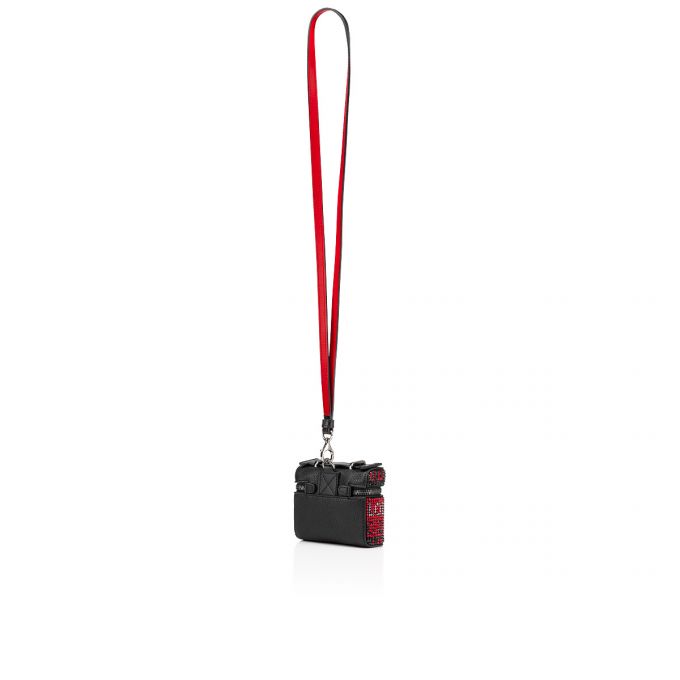 Christian Louboutin Kypipouch Nano Creative Læder Pouches Pouches Herre Rød Sort | DK-47133