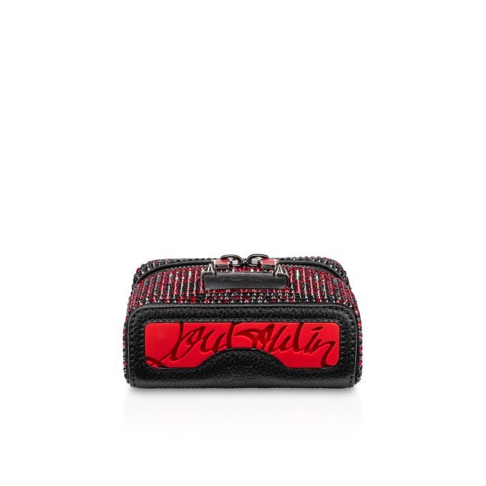 Christian Louboutin Kypipouch Nano Creative Læder Pouches Pouches Herre Rød Sort | DK-47133