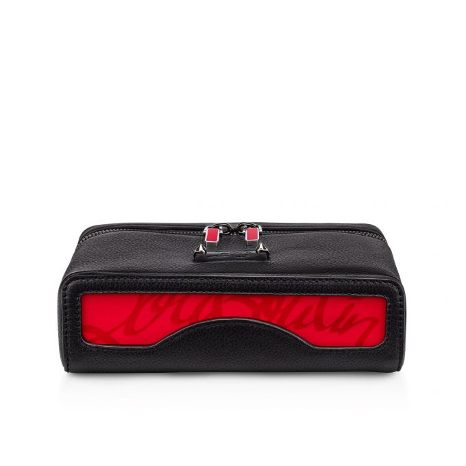 Christian Louboutin Kypipouch Small Classic Læder Pouches Pouches Herre Sort | DK-92050