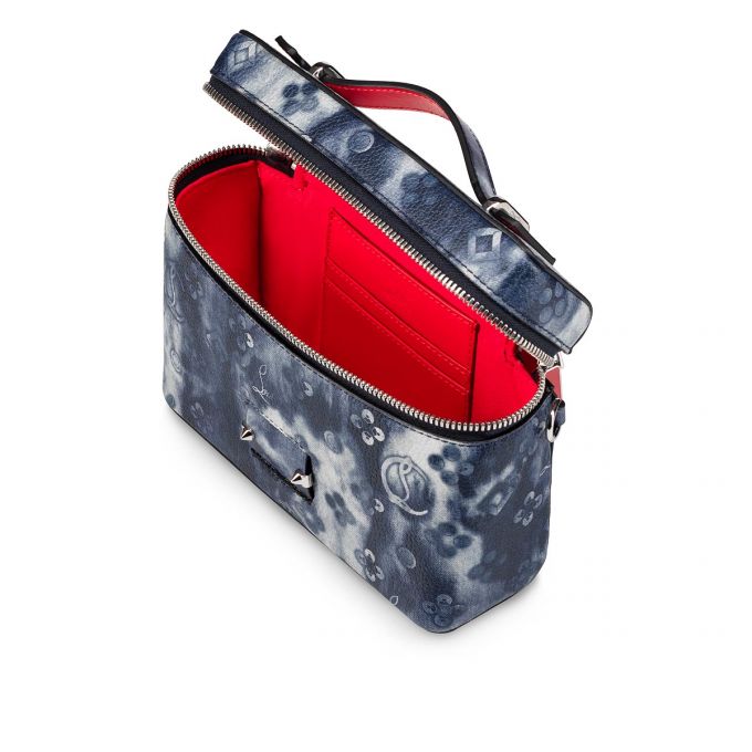 Christian Louboutin Kypipouch Small Creative Læder Messenger Bags Messenger Taske Herre Flerfarvede Blå | DK-01282