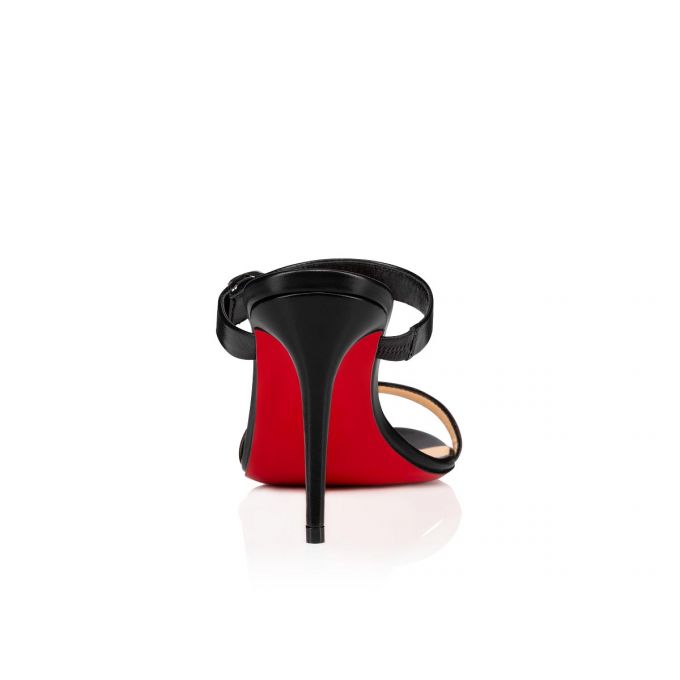 Christian Louboutin Lock Me 85 Mules Mules Dame Sort | DK-87197