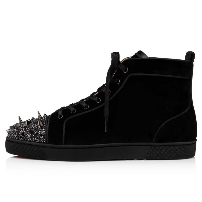 Christian Louboutin Lou Pik Pik P S 000 Version Strass Sneakers Sneakers Herre Sort | DK-16117