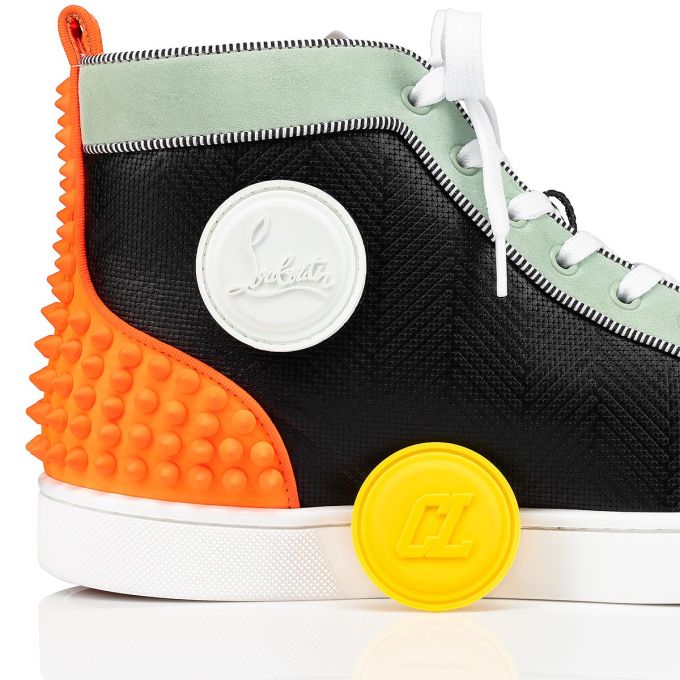 Christian Louboutin Lou Spikes 2 Creative Læder Sneakers Sneakers Herre Flerfarvede | DK-30679