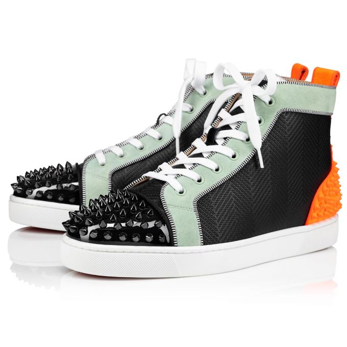 Christian Louboutin Lou Spikes 2 Creative Læder Sneakers Sneakers Herre Flerfarvede | DK-30679