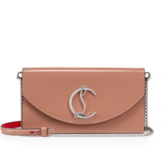 Christian Louboutin Loubi54 Classic Læder Mini Bags Belt Bags & Mini Bags Dame Beige | DK-00530