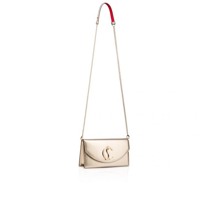 Christian Louboutin Loubi54 Creative Læder Mini Bags Belt Bags & Mini Bags Dame Sølv | DK-26521