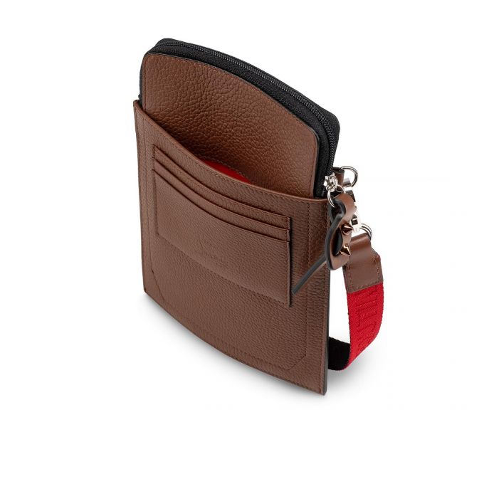 Christian Louboutin Loubilab Classic Læder Pouches Pouches Herre Brune | DK-21256