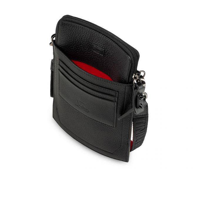 Christian Louboutin Loubilab Classic Læder Pouches Pouches Herre Sort | DK-25956