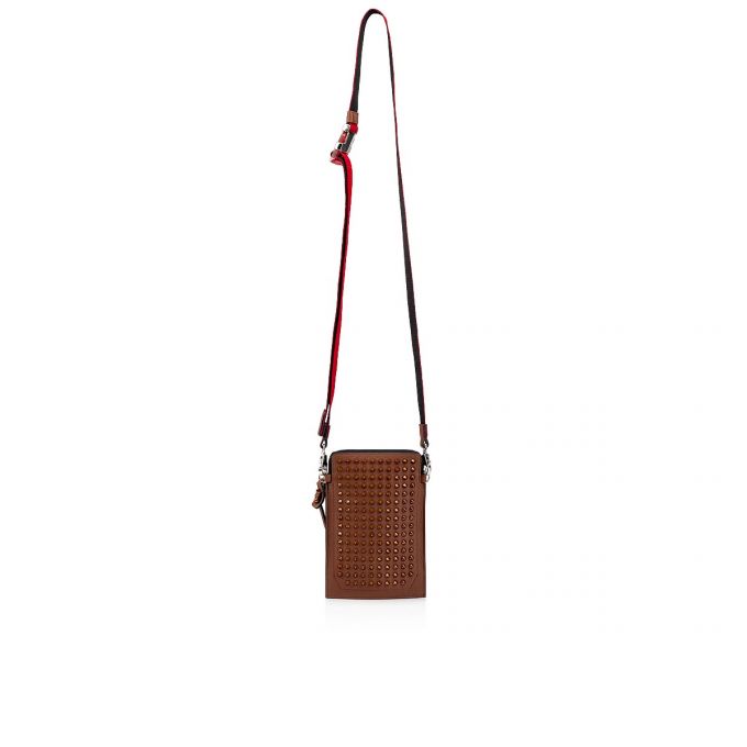 Christian Louboutin Loubilab Classic Læder Messenger Bags Messenger Taske Herre Brune | DK-38276